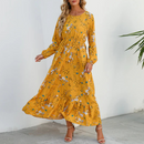 Vestido Feminino Longo Florido de Verão