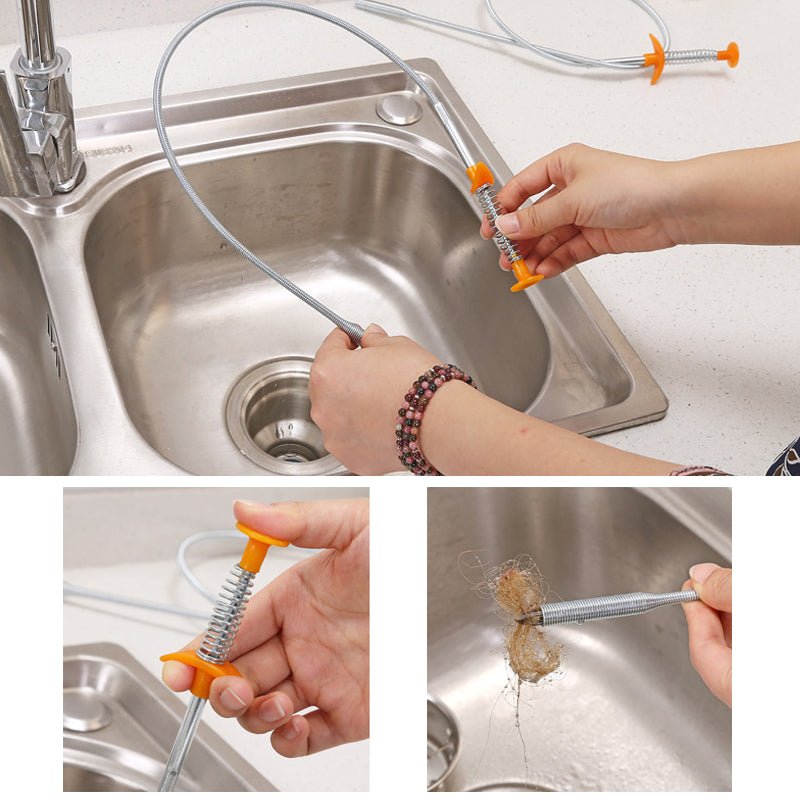 Gancho desentupidor flexível | MaxClean