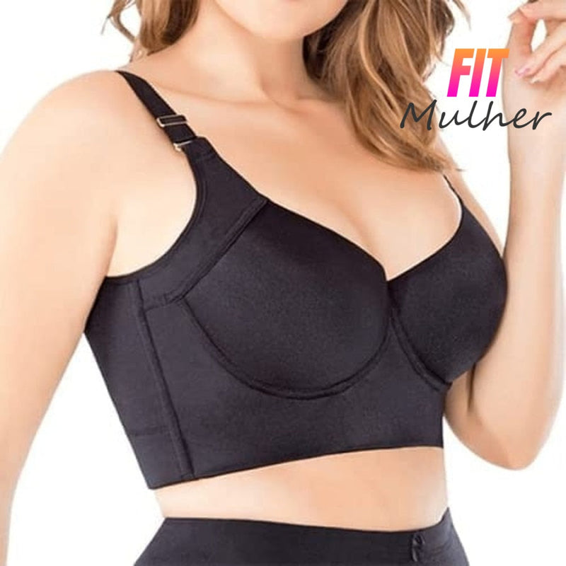 Liquidação: Sutiã 5D Push Up - Esconde Gorduras Costas - Embaixo do Braço - Imperfeições