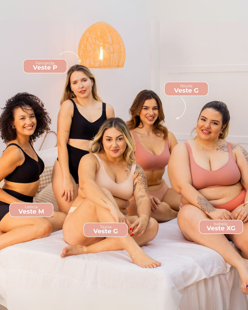 Sutiã Premium Reforçado de Alta Sustentação e Conforto