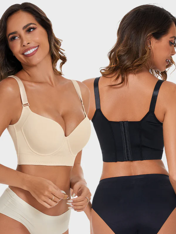 LIQUIDAÇÃO (ÚLTIMO DIA)  - Sutiã 5D Push Up - Esconde Gorduras Costas - Embaixo do Braço - Imperfeições