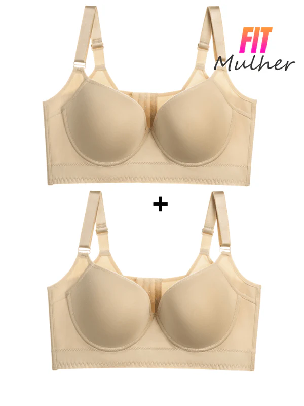 LIQUIDAÇÃO (ÚLTIMO DIA)  - Sutiã 5D Push Up - Esconde Gorduras Costas - Embaixo do Braço - Imperfeições