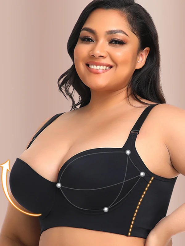 Liquidação: Sutiã 5D Push Up - Esconde Gorduras Costas - Embaixo do Braço - Imperfeições