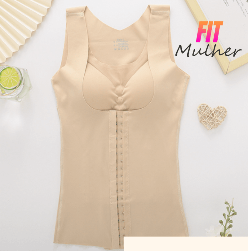 Liquidação: SUTIÃ 4 em 1 Longo - Melhor Postura - Realça e Sustenta - Modela a Cintura